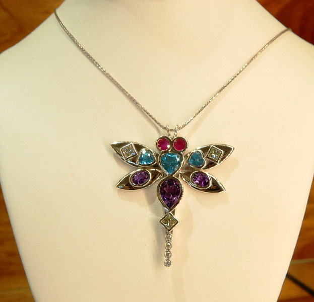 Custom Dragonfly Pendant